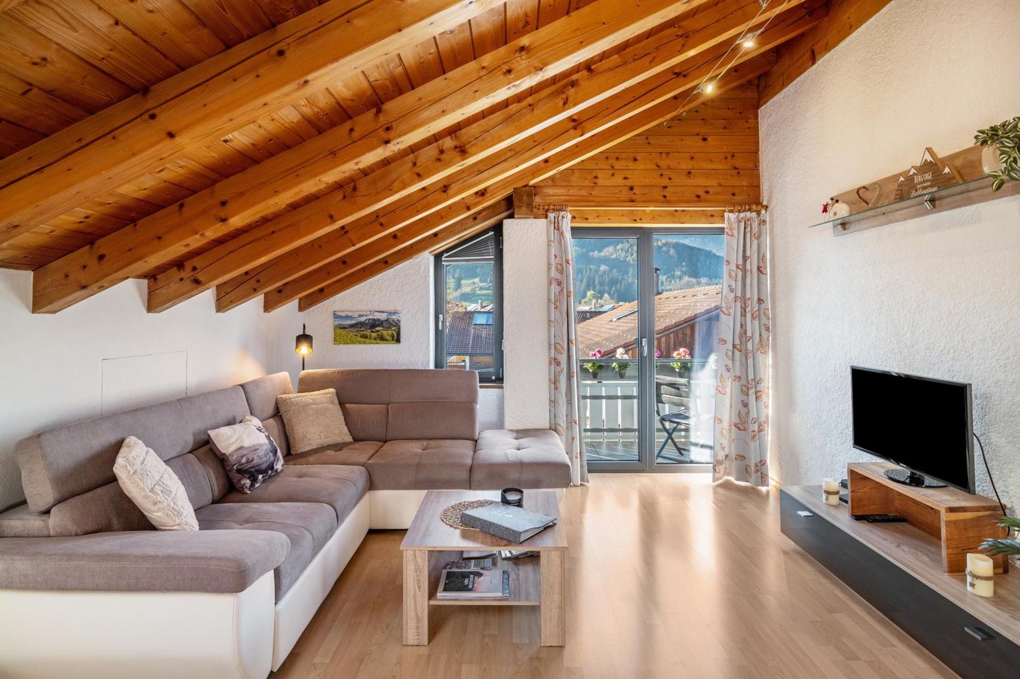 Ferienwohnung Alpenvogel ซอนโทเฟิน ภายนอก รูปภาพ