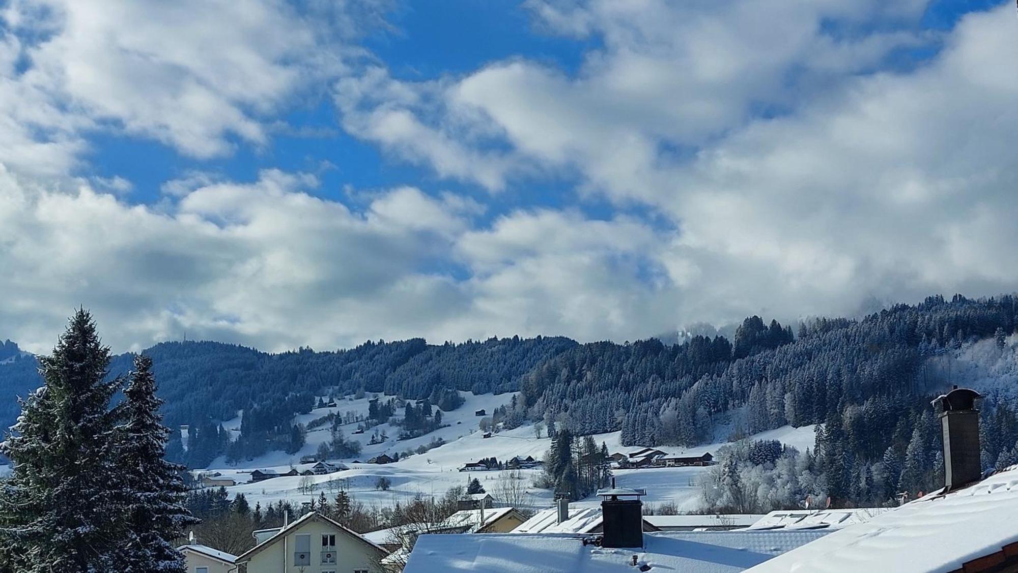Ferienwohnung Alpenvogel ซอนโทเฟิน ภายนอก รูปภาพ