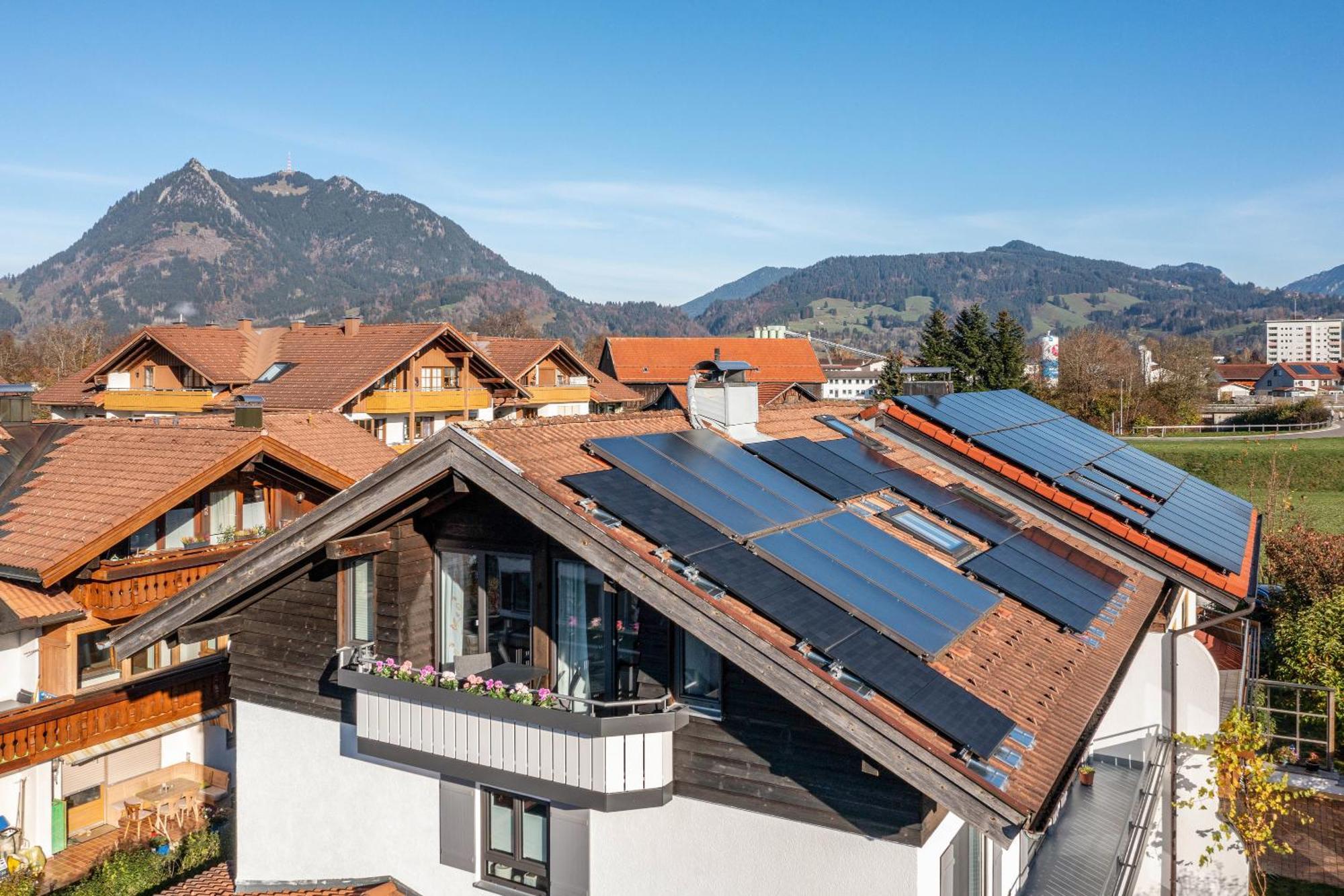 Ferienwohnung Alpenvogel ซอนโทเฟิน ภายนอก รูปภาพ