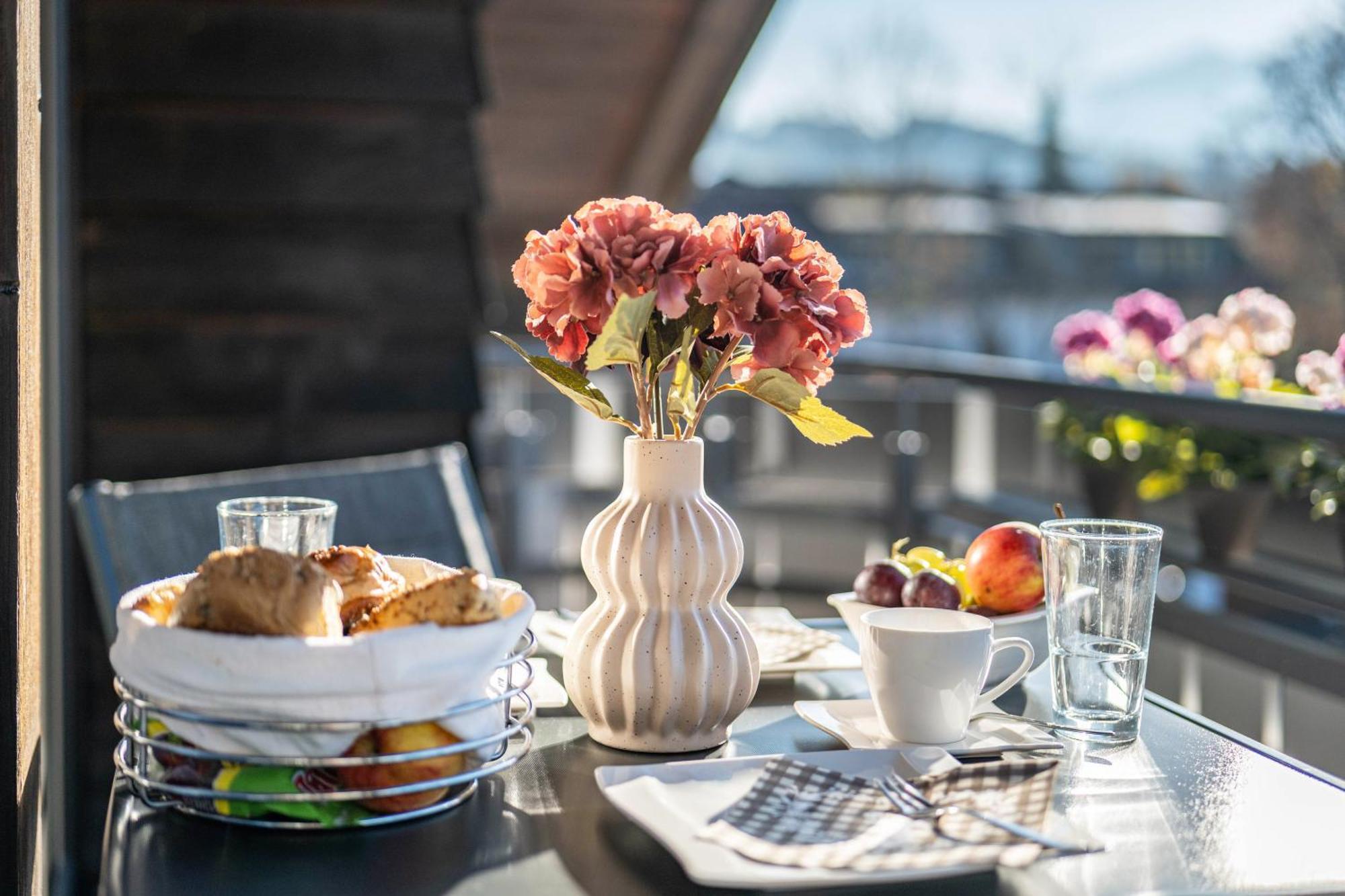 Ferienwohnung Alpenvogel ซอนโทเฟิน ภายนอก รูปภาพ