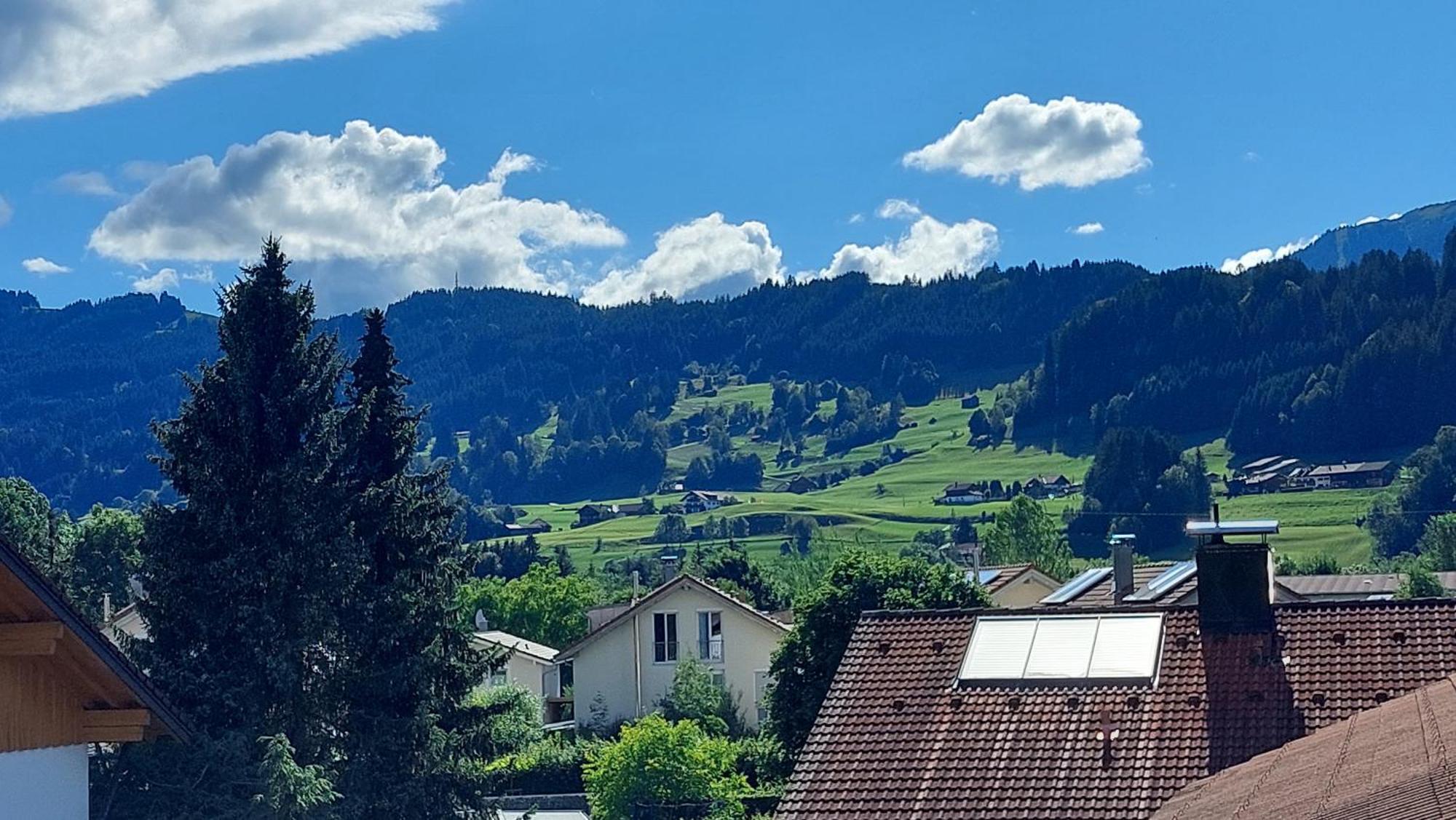 Ferienwohnung Alpenvogel ซอนโทเฟิน ภายนอก รูปภาพ