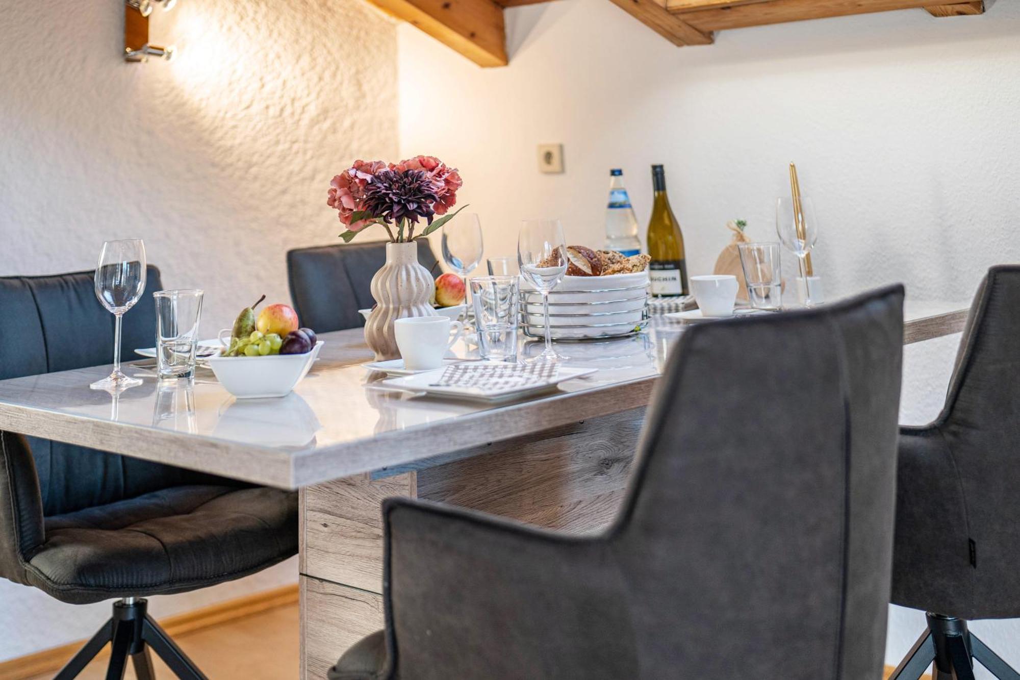 Ferienwohnung Alpenvogel ซอนโทเฟิน ภายนอก รูปภาพ