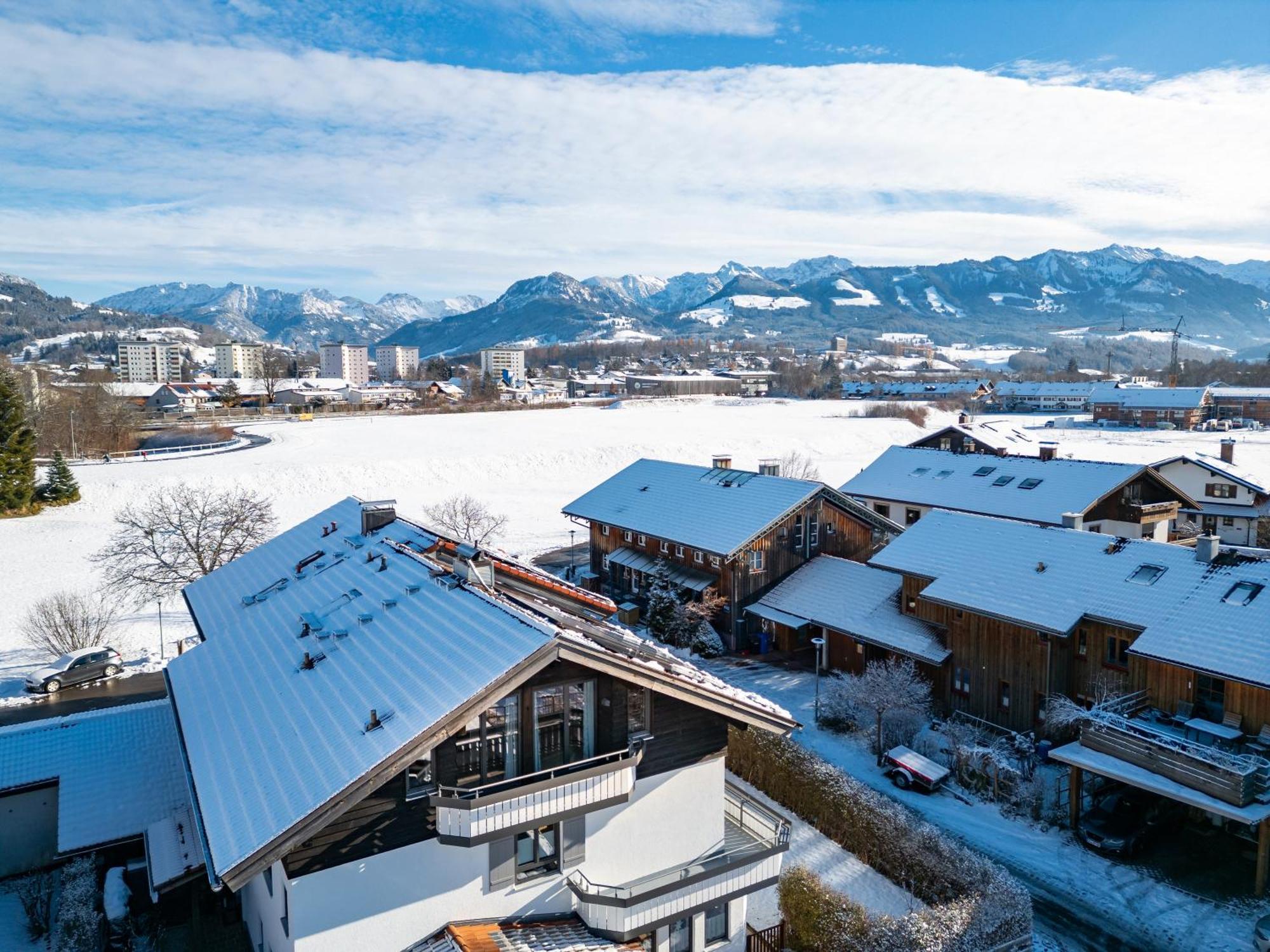Ferienwohnung Alpenvogel ซอนโทเฟิน ภายนอก รูปภาพ